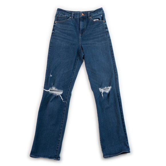 EXPRESS Modern Straight Super High Rise jeans size S - Picture 1 of 8